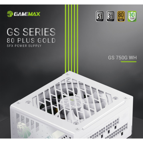 Блок живлення Gamemax 750W (GS 750G WH V25)