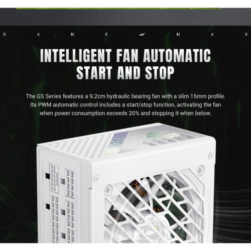 Блок живлення Gamemax 750W (GS 750G WH V25)