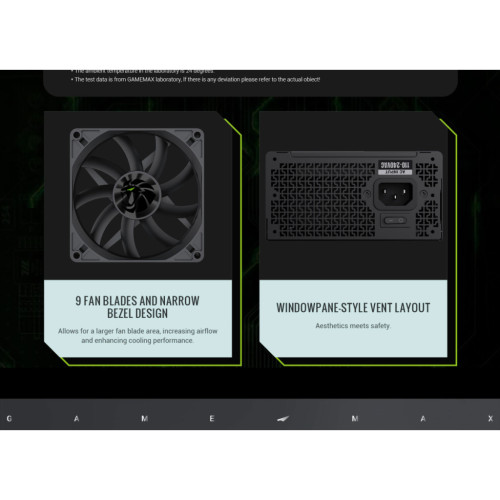 Блок живлення Gamemax 850W (GS 850G V25)