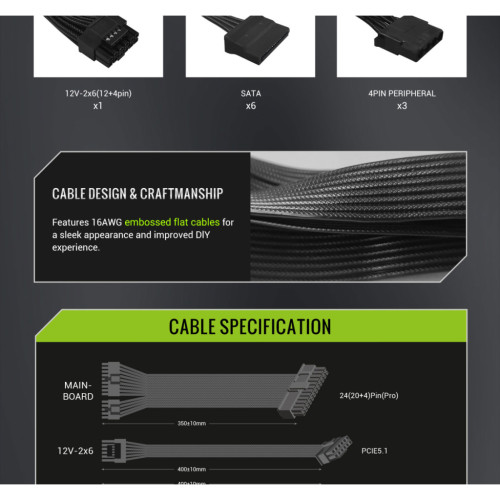 Блок живлення Gamemax 850W (GS 850G V25)