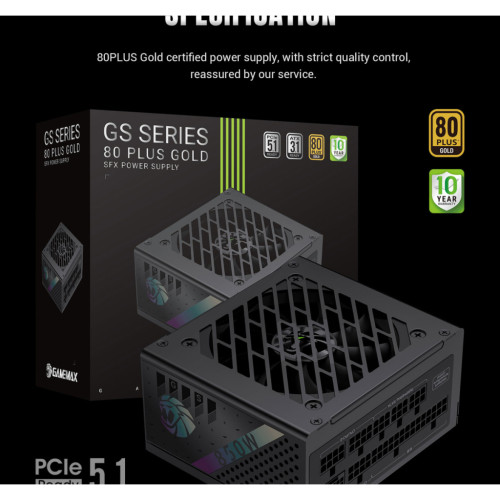 Блок живлення Gamemax 850W (GS 850G V25)
