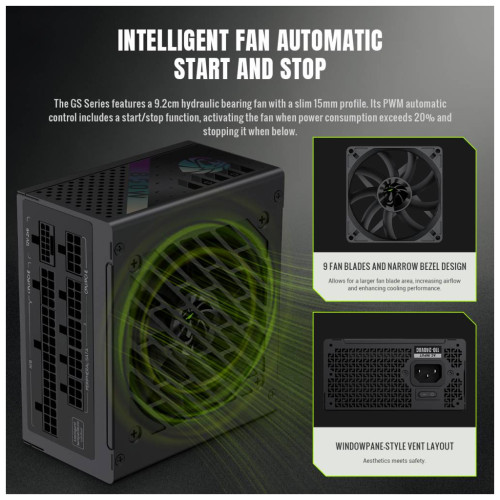 Блок живлення Gamemax 850W (GS 850G V25)