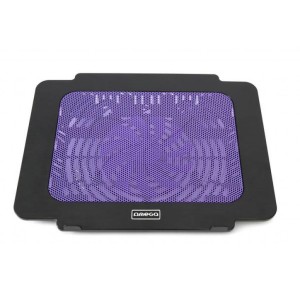 Підставка до ноутбука Omega Laptop Cooler pad BREEZE purple 14cm fan USB (OMNCPK16PU)