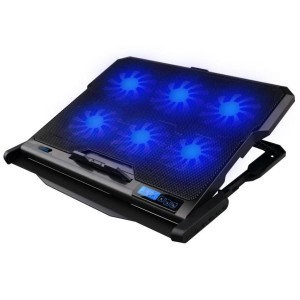 Підставка до ноутбука Omega Laptop Cooler pad COOLWAVE 6X fan black (OMNCP6F)
