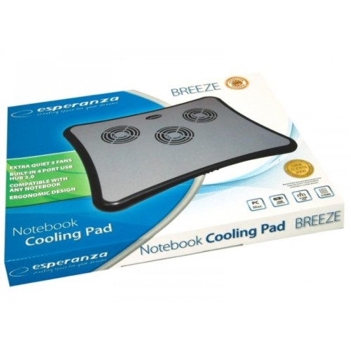 Підставка до ноутбука Esperanza Breeze Notebook Cooling Pad to size 15.6 (EA102)