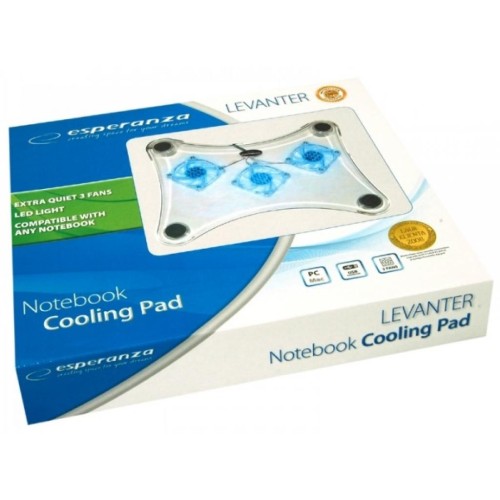 Підставка до ноутбука Esperanza Levanter Notebook Cooling Pad to size 15.6 (EA107)