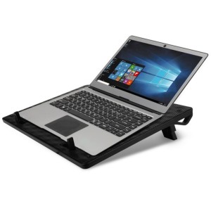 Підставка до ноутбука Omega Laptop COOLING PAD 4 fans BLACK [45424] (OMNCP4FB)