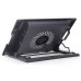 Підставка до ноутбука Gembird до 17, 1x150 mm fan, black (NBS-1F17T-01)