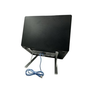 Підставка до ноутбука XoKo NST-101 Aluminium з активним охолодженням Silver (XK-NST-101-SL)