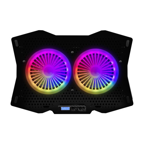 Підставка до ноутбука Modecom SILENT FAN MC-CF18 RGB (PL-MC-CF-18-RGB)