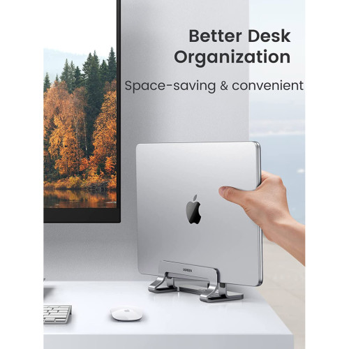 Підставка до ноутбука Ugreen LP258 Vertical Laptop Stand Silver (20471)