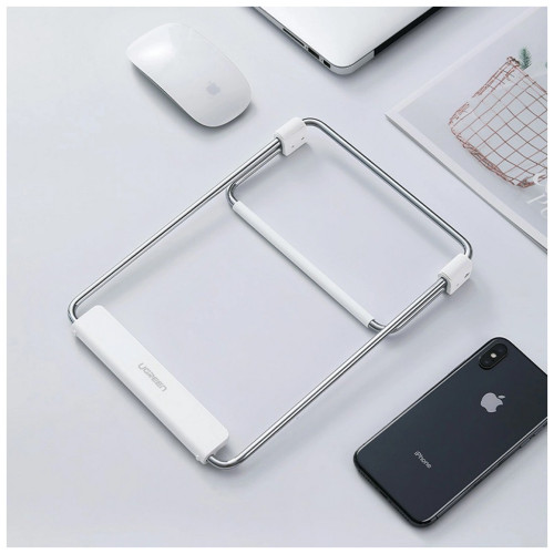 Підставка до ноутбука Ugreen LP230 Foldable Desktop Laptop Stand Silver (80348)