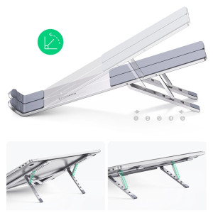Підставка до ноутбука Ugreen LP451 Foldable Holder for Laptop Silver (40289)