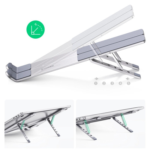 Підставка до ноутбука Ugreen LP451 Foldable Holder for Laptop Silver (40289)
