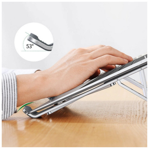 Підставка до ноутбука Ugreen LP451 Foldable Holder for Laptop Silver (40289)