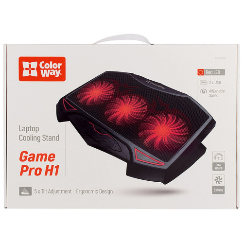 Підставка до ноутбука ColorWay Cooling Game Pro H1, 10-17 (CW-CGPH1)