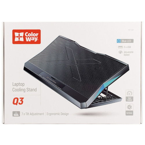 Підставка до ноутбука ColorWay Cooling Laptop Q3, 10-17 (CW-CLQ3)