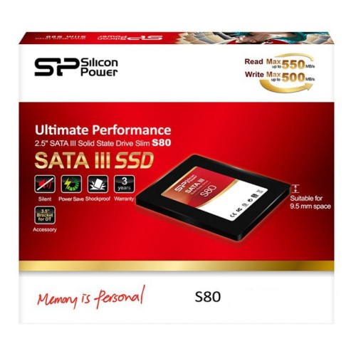 Накопичувач SSD 2.5 120GB Silicon Power (SP120GBSS3S80S26)