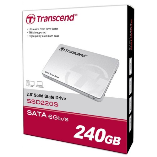 Накопичувач SSD 2.5 240GB Transcend (TS240GSSD220S)