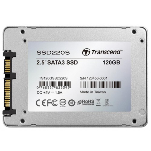 Накопичувач SSD 2.5 120GB Transcend (TS120GSSD220S)