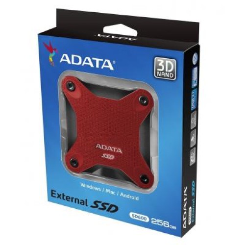 Накопичувач SSD USB 3.1 256GB ADATA (ASD600-256GU31-CRD)