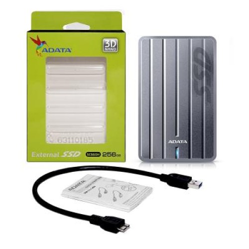 Накопичувач SSD USB 3.1 256GB ADATA (ASC660H-256GU3-CTI)