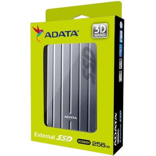 Накопичувач SSD USB 3.1 256GB ADATA (ASC660H-256GU3-CTI)