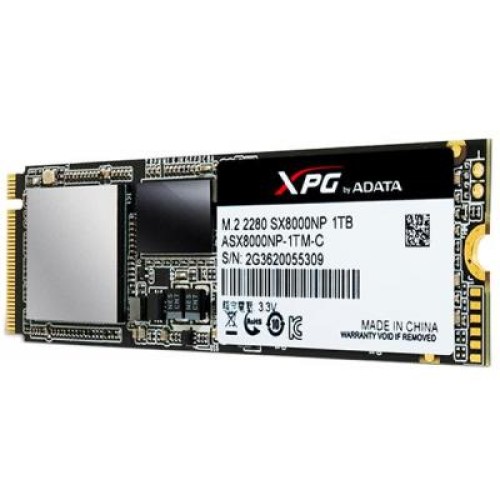 Накопичувач SSD M.2 2280 1TB ADATA (ASX8000NPC-1TM-C)