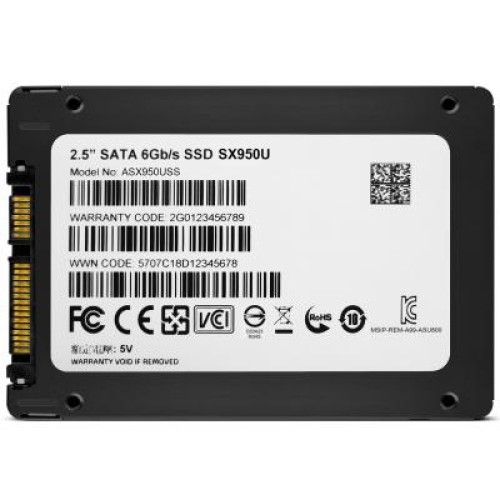 Накопичувач SSD 2.5 240GB ADATA (ASX950USS-240GT-C)