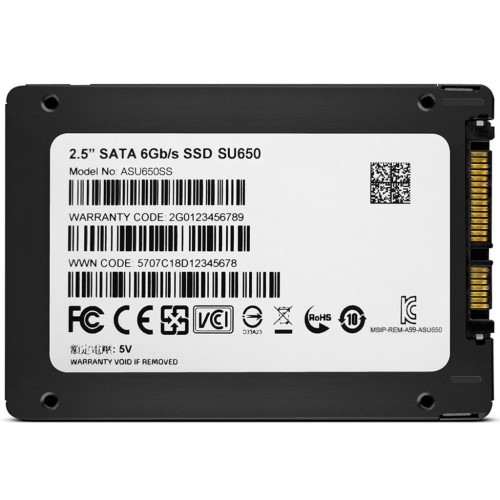 Накопичувач SSD 2.5 480GB ADATA (ASU650SS-480GT-C)