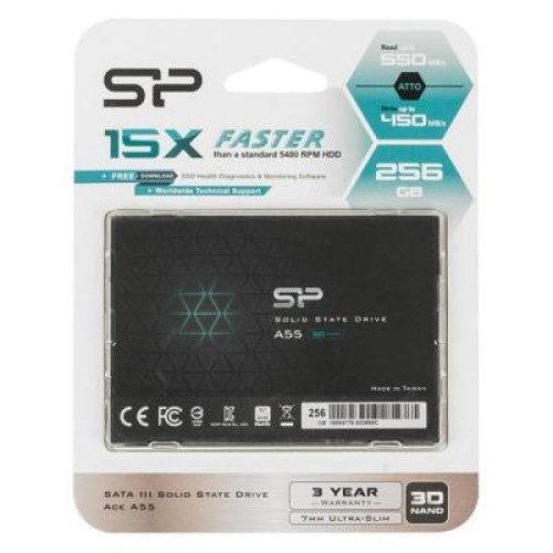 Накопичувач SSD 2.5 256GB Silicon Power (SP256GBSS3A55S25)