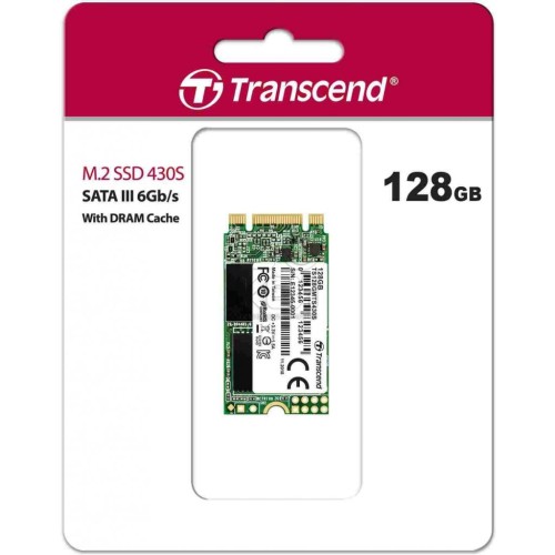 Накопичувач SSD M.2 2242 128GB Transcend (TS128GMTS430S)