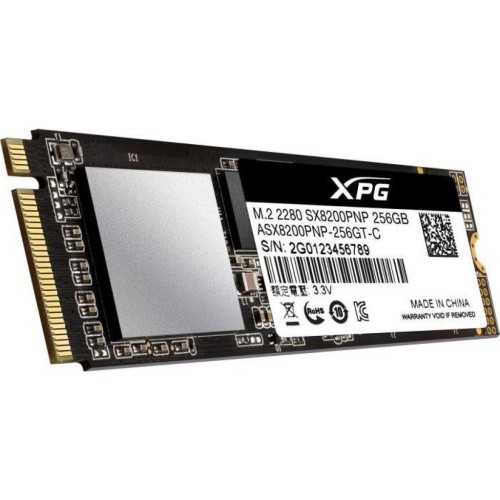 Накопичувач SSD M.2 2280 256GB ADATA (ASX8200PNP-256GT-C)