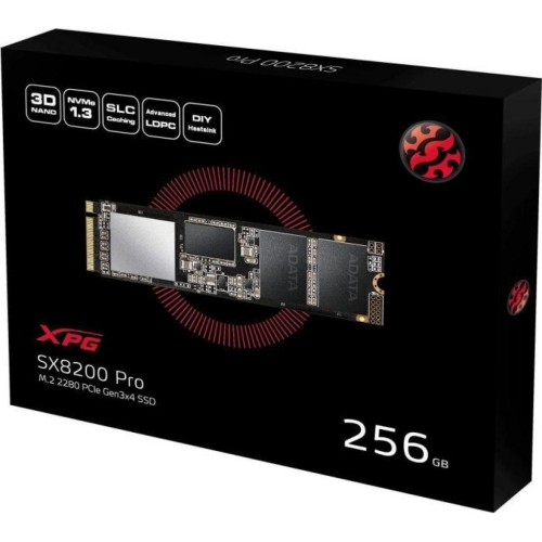 Накопичувач SSD M.2 2280 256GB ADATA (ASX8200PNP-256GT-C)