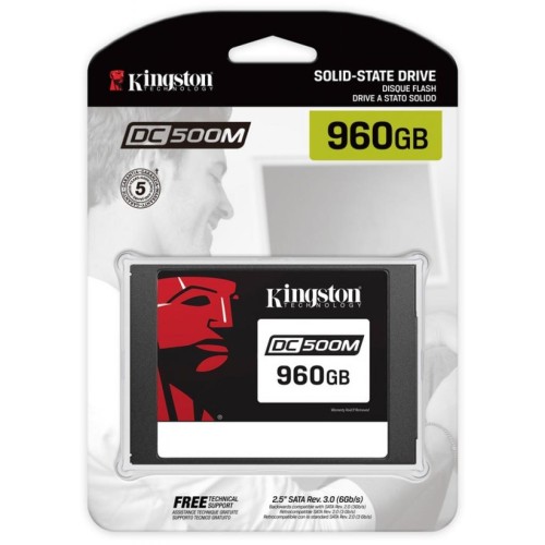 Накопичувач SSD 2.5 960GB Kingston (SEDC500M/960G)
