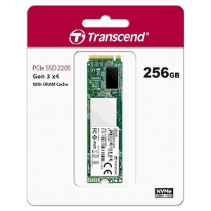 Накопичувач SSD M.2 2280 256GB Transcend (TS256GMTE220S)