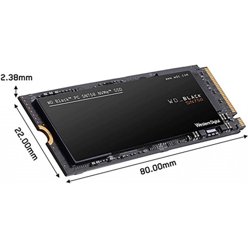 Накопичувач SSD M.2 2280 500GB WD (WDS500G3X0C)