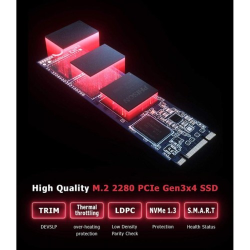 Накопичувач SSD M.2 2280 512GB Pioneer (APS-SE20G-512)