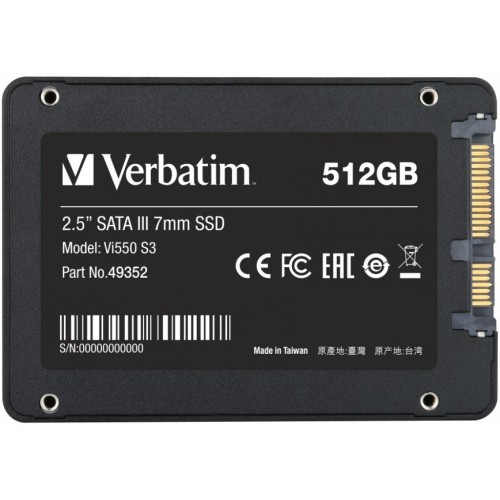Накопичувач SSD 2.5 512GB Verbatim (49352)