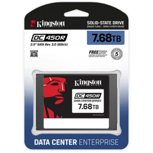 Накопичувач SSD 2.5 7.68TB Kingston (SEDC450R/7680G)