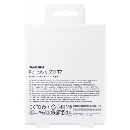 Накопичувач SSD USB 3.2 500GB T7 Samsung (MU-PC500R/WW)