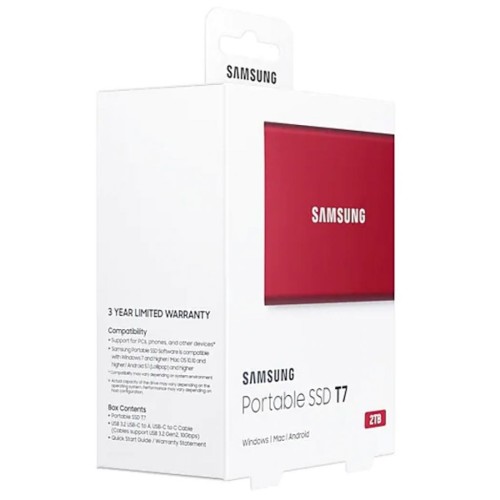 Накопичувач SSD USB 3.2 2TB T7 Samsung (MU-PC2T0R/WW)