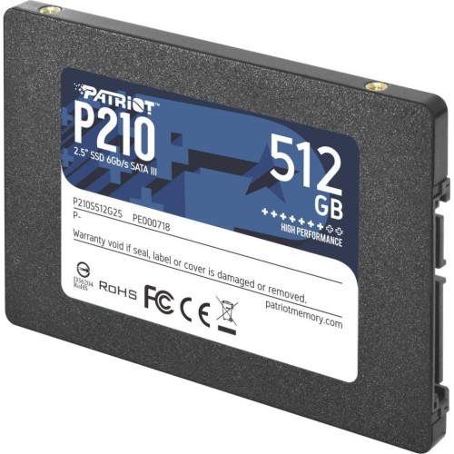Накопичувач SSD 2.5 512GB Patriot (P210S512G25)