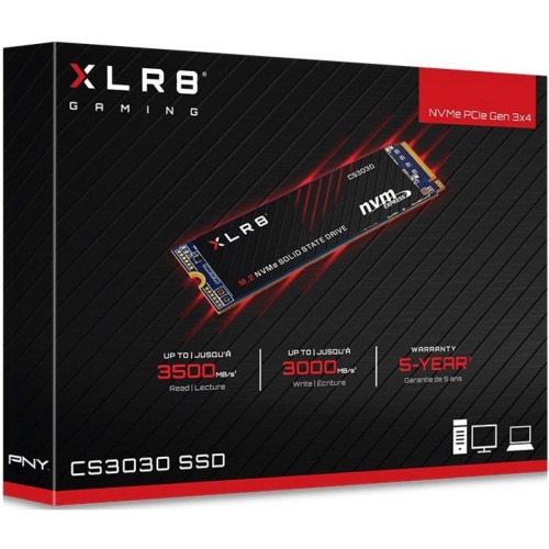 Накопичувач SSD M.2 2280 500GB PNY (M280CS3030-500-RB)