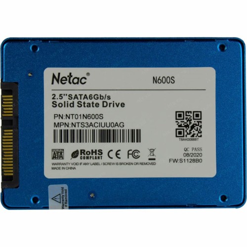 Накопичувач SSD 2.5 512GB Netac (NT01N600S-512G-S3X)