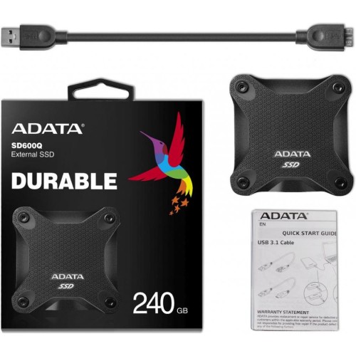 Накопичувач SSD USB 3.2 240GB ADATA (ASD600Q-240GU31-CBK)