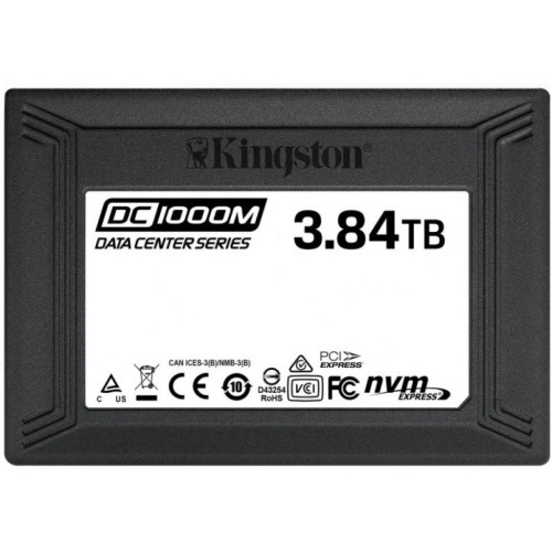 Накопичувач SSD U.2 2.5 3.84GB Kingston (SEDC1000M/3840G)