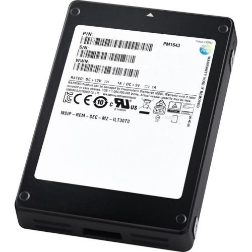 Накопичувач SSD SAS 2.5 960GB PM1643 Samsung (MZILT960HAHQ-00007)