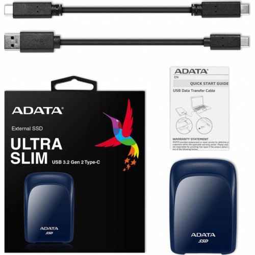 Накопичувач SSD USB 3.2 480GB ADATA (ASC680-480GU32G2-CBL)