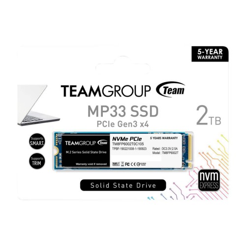 Накопичувач SSD M.2 2280 2TB Team (TM8FP6002T0C101)